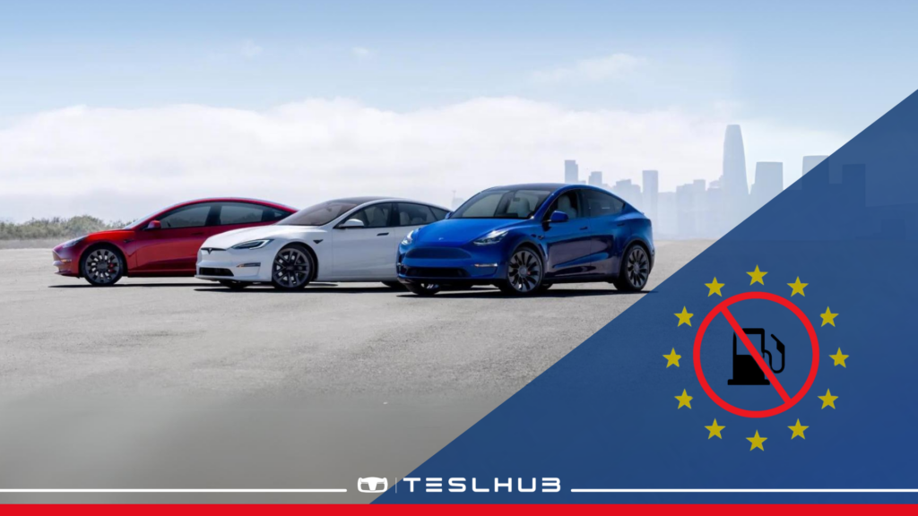 Tesla Model 3, Tesla Model Y e Tesla Model S - Stop alle auto a benzina in europa