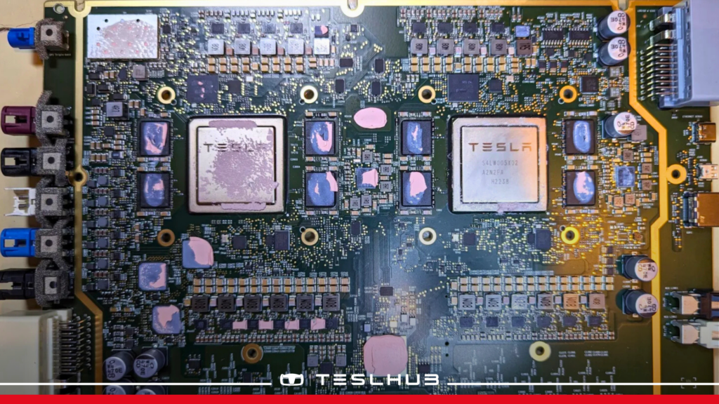 Scheda madre del computer HW4 di Tesla