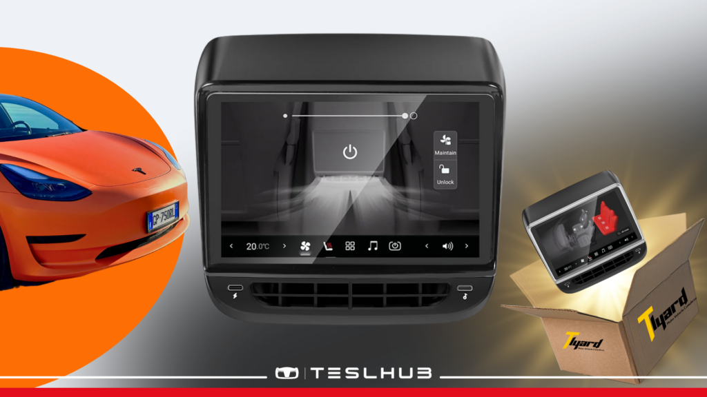 Display posteriore per Tesla Model 3 e Model Y by Tlyard