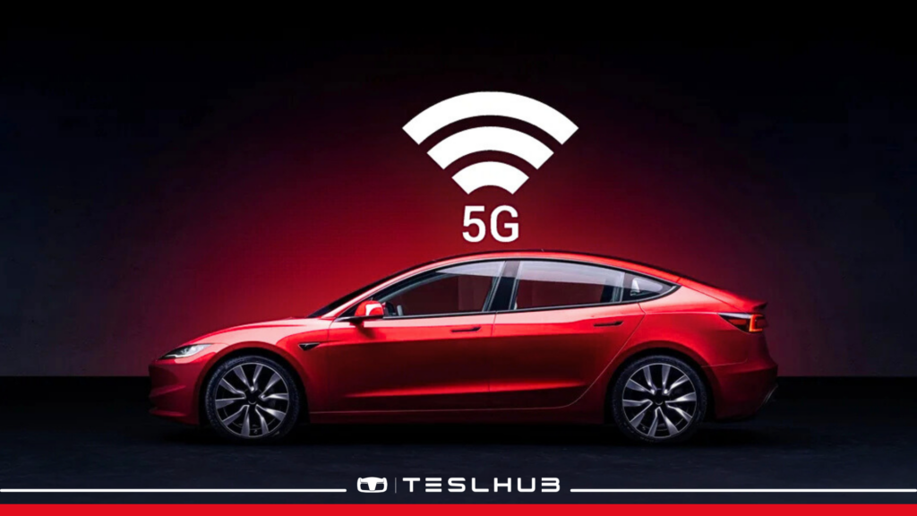 Modem 5G sui veicoli Tesla