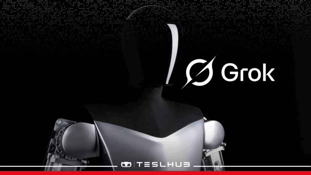 Optimus Tesla con Grok