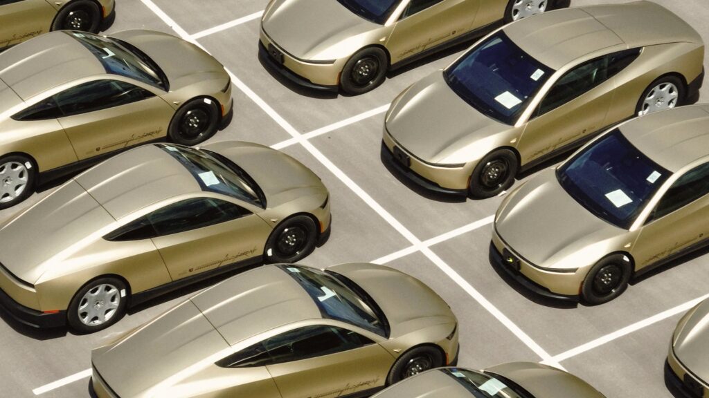 evento Cybercab robotaxi