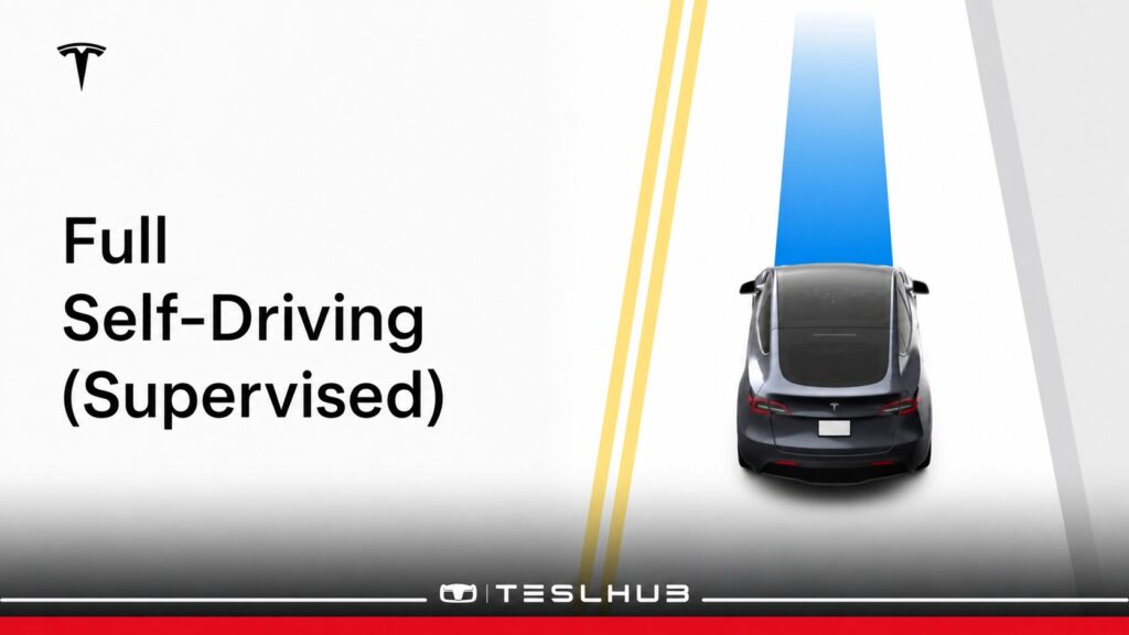 FSD v14 Lite: immagine generica Tesla Full Self-Driving Supervised, copertina Teslhub